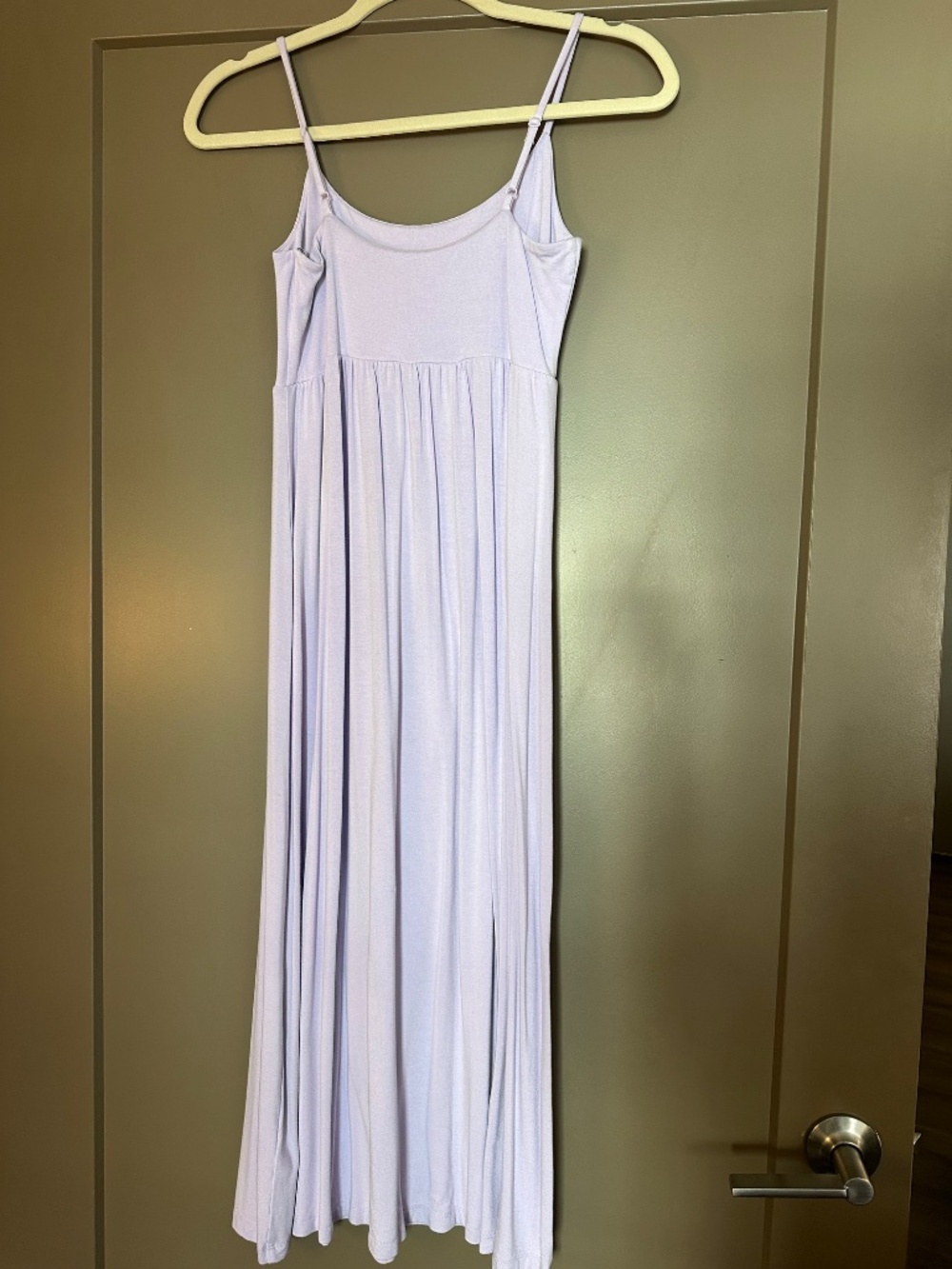 Old Navy Lavender Fit & Flare Midi Dress Size S Flowy Spring Summer - Picture 2 of 4